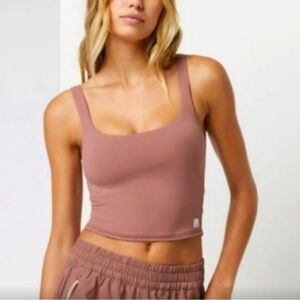 VUORI Daily Crop Tank size S Terracotta